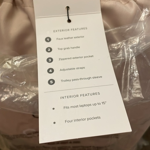 CALPAK Laptop Backpack Caramel - Picture 11 of 13